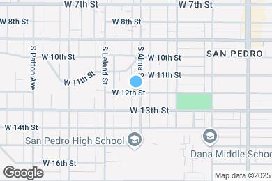 Map image of the property - 1141 S Alma St