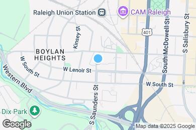 Map image of the property - 515 S Saunders St