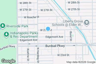 Map image of the property - 1315 W 25th St