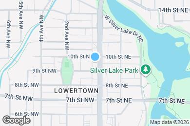 Map image of the property - 915 N Broadway