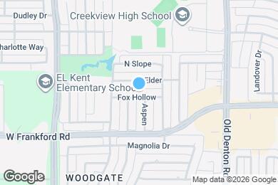 Map image of the property - 1210 Fox Hollow