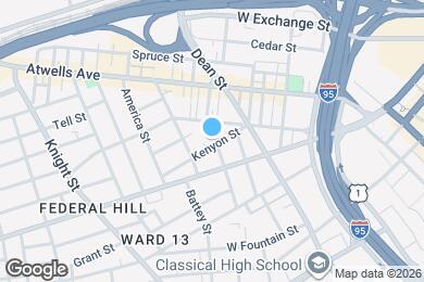 Map image of the property - 45 Kenyon St