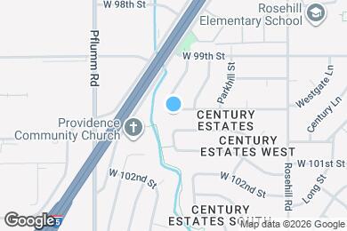 Map image of the property - 13131 W 100th St