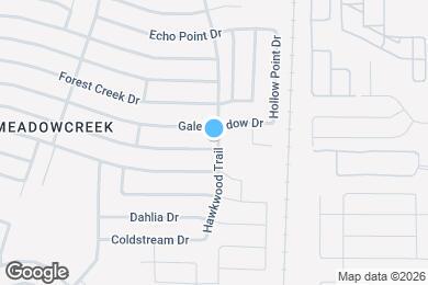 Map image of the property - 2500 Creekwood Ln