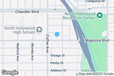 Map image of the property - 11657 Magnolia Blvd