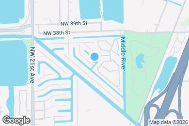 Map image of the property - 3450 NW 17th Terrace