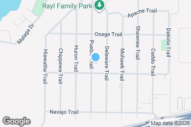 Map image of the property - 3112 Pueblo Trail