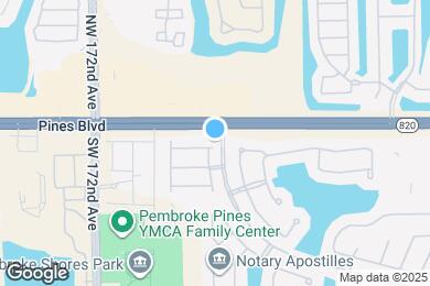Map image of the property - 16801 SW 1st St