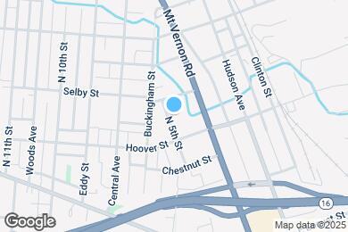 Map image of the property - 260 N 5th St