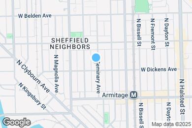 Map image of the property - 2110 N Seminary Ave