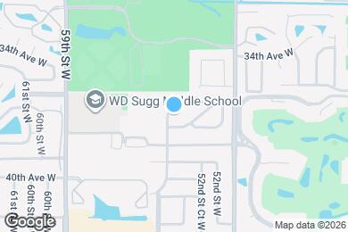 Map image of the property - 5315 36th Ave Cir W