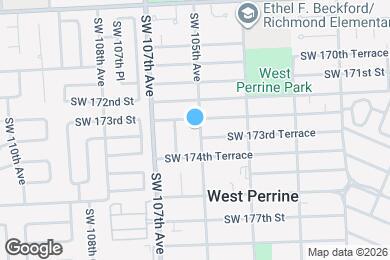 Map image of the property - 17302 SW 105th Ave