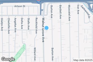 Map image of the property - 3250 1/2 Walnut Grove Ave