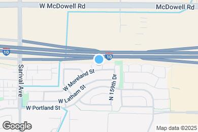 Map image of the property - 1254 N 159th Ln