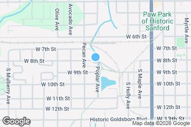 Map image of the property - 1001 W 8th St