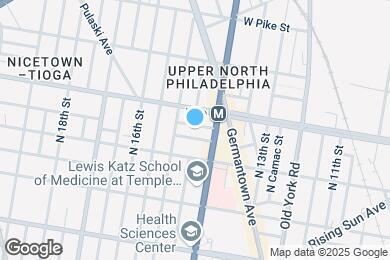 Map image of the property - 1414 W Pacific St