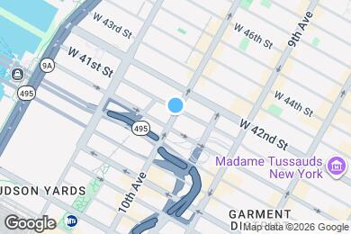 Map image of the property - 550 Tenth Avenue 714