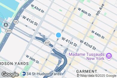 Map image of the property - 550 Tenth Avenue