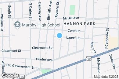 Map image of the property - 152 Hannon Ave