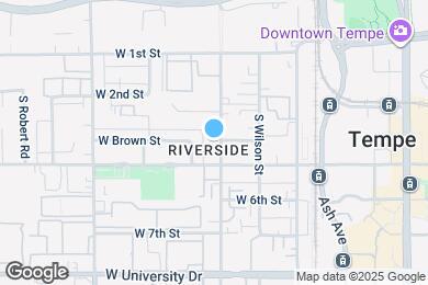 Map image of the property - 402 S Roosevelt St