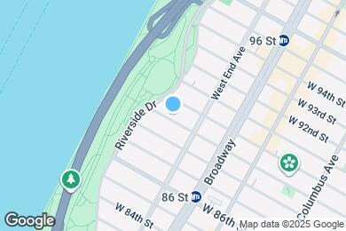 Map image of the property - 323 W 89th St