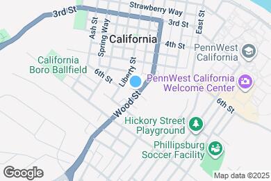 Map image of the property - 635 Wood St