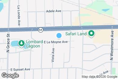 Map image of the property - 642 E Le Moyne Ave