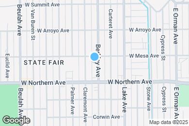 Map image of the property - 1209 Berkley Ave