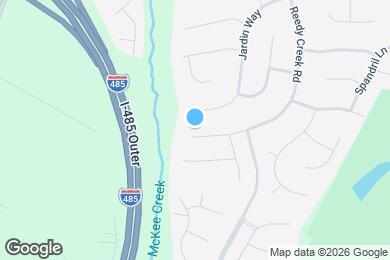 Map image of the property - 6607 Reedy Creek Rd