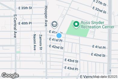 Map image of the property - 1351 E 41st Pl