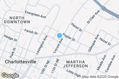 Map image of the property - 603 Locust Ave