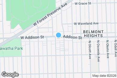 Map image of the property - 7651 W Addison St