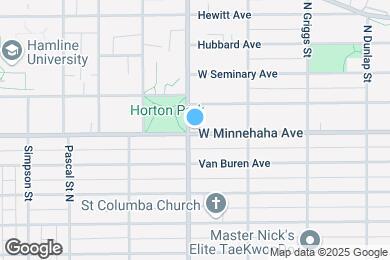 Map image of the property - 1335 W Minnehaha Ave