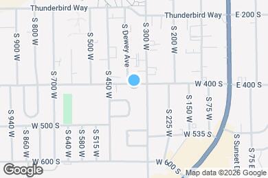 Map image of the property - 345 W 400 S