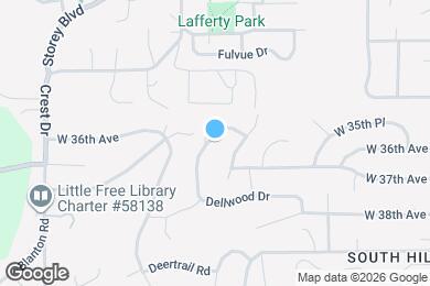 Map image of the property - 453 Dellwood Dr