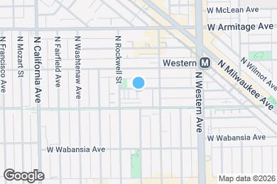 Map image of the property - 2531 W Moffat St