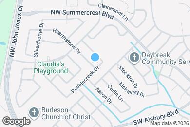 Map image of the property - 1104 Hearthstone Dr