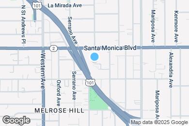 Map image of the property - 1000 N Hobart Blvd