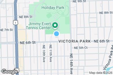 Map image of the property - 615 NE 12th Ave