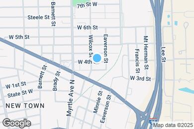 Map image of the property - 1208 W 4th St