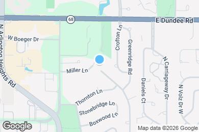 Map image of the property - 849 Miller Ln