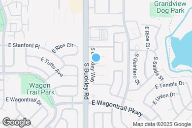 Map image of the property - 4572 S Buckley Way