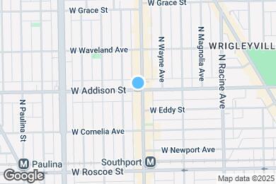 Map image of the property - 1407 W Addison St