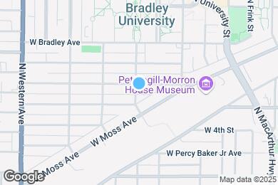 Map image of the property - 510 N Institute Pl