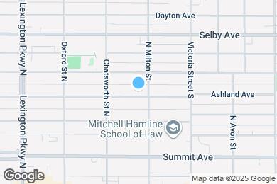 Map image of the property - 931 Ashland Ave