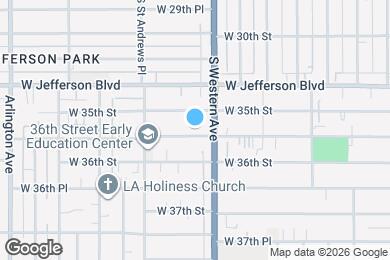 Map image of the property - 1723 W 35th Pl