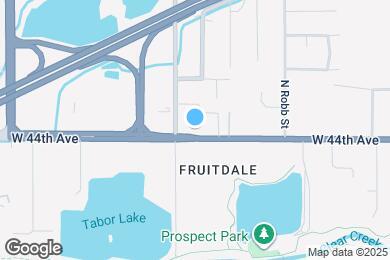 Map image of the property - 11681 W 44th Ave
