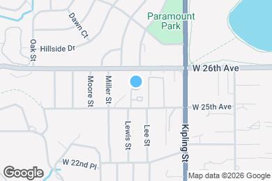 Map image of the property - Kipling Townhomes