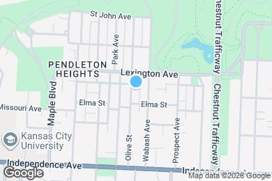 Map image of the property - 319 Olive St