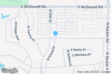 Map image of the property - 5620 E Player Pl